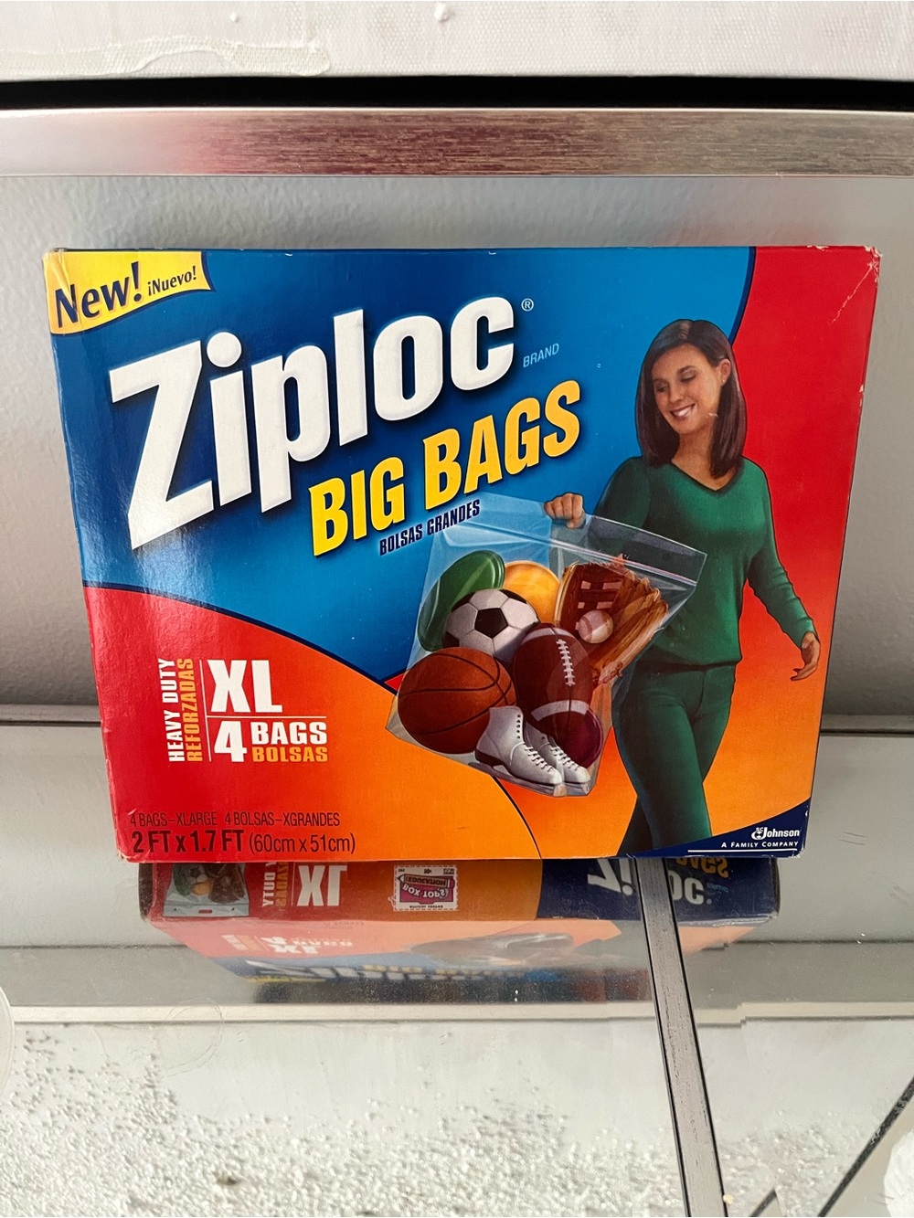 Ziploc Big Bags XL - Clear Heavy Duty Storage Bags (4 Count)